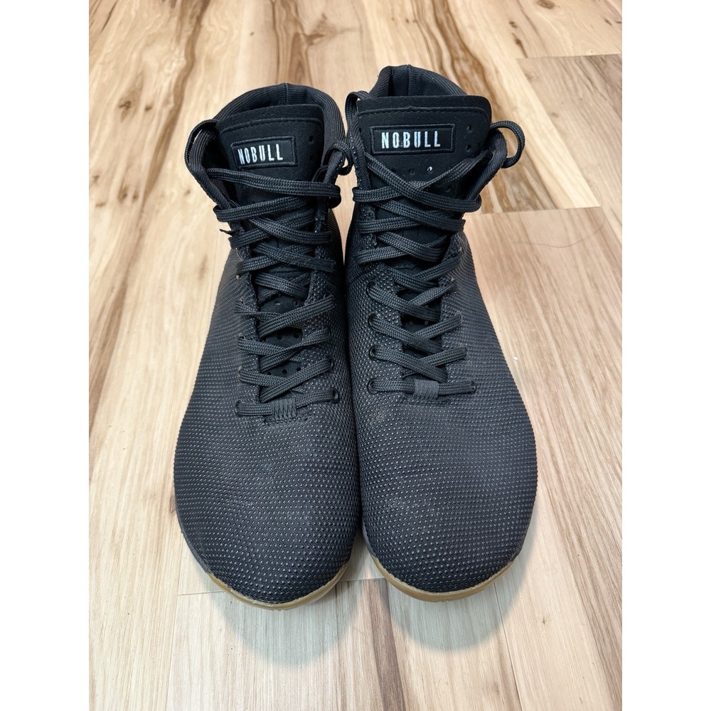 NOBULL No Bull High Top Trainer Shoes Mens 12 Black Athletic Training Sneakers - Picture 1 of 5